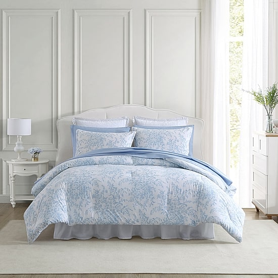 Laura Ashley Bedford Midweight Comforter Set