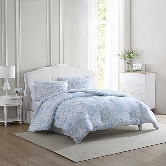 Laura Ashley Bedford Midweight Comforter Set