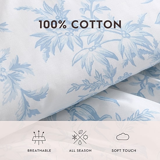 Laura Ashley Bedford Midweight Comforter Set