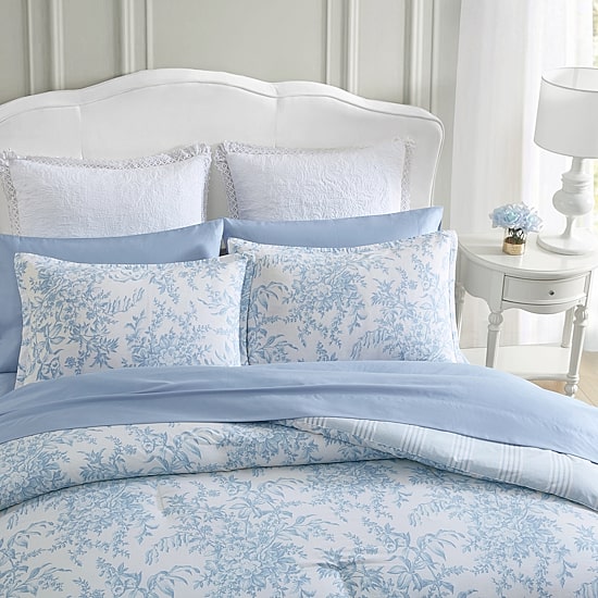 Laura Ashley Bedford Midweight Comforter Set