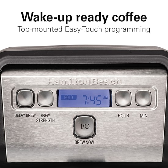 Hamilton Beach 12 Cup Compact Programmable Coffee Maker
