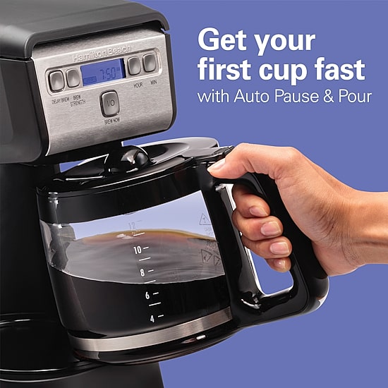 Hamilton Beach 12 Cup Compact Programmable Coffee Maker