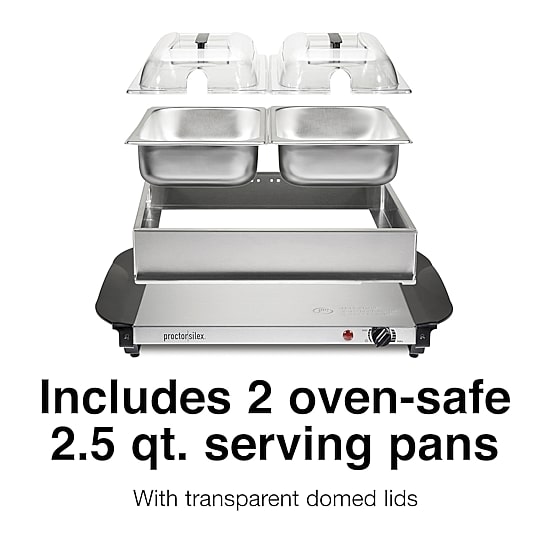 Proctor Silex Double Buffet Server