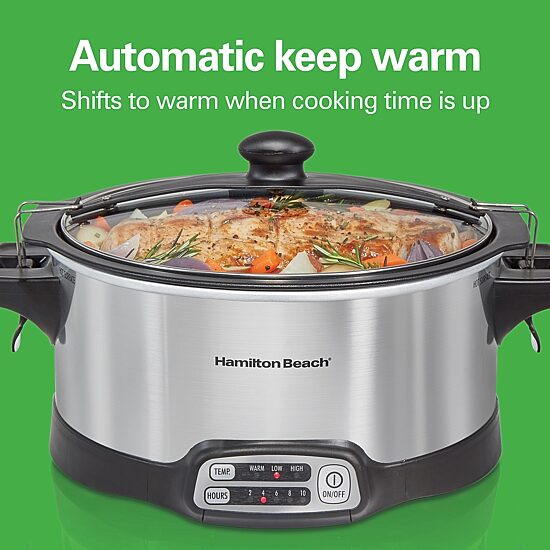 Hamilton Beach Stay Or Go Sear & Cook Slow Cooker