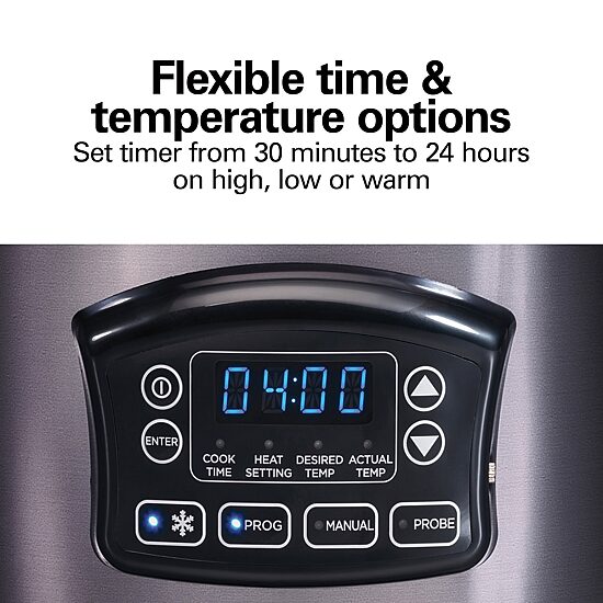 Hamilton Beach Programmable Defrost Slow Cooker