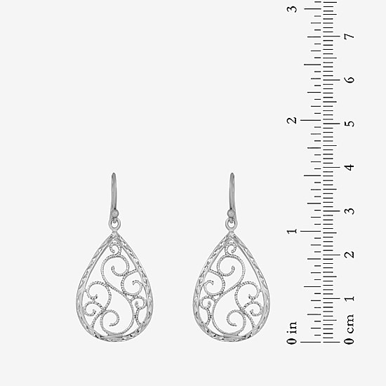 Sterling Silver Teardrop Earrings