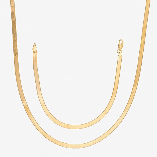 Made in Italy Womens 24K Gold Over Silver 2-pc. Jewelry Set