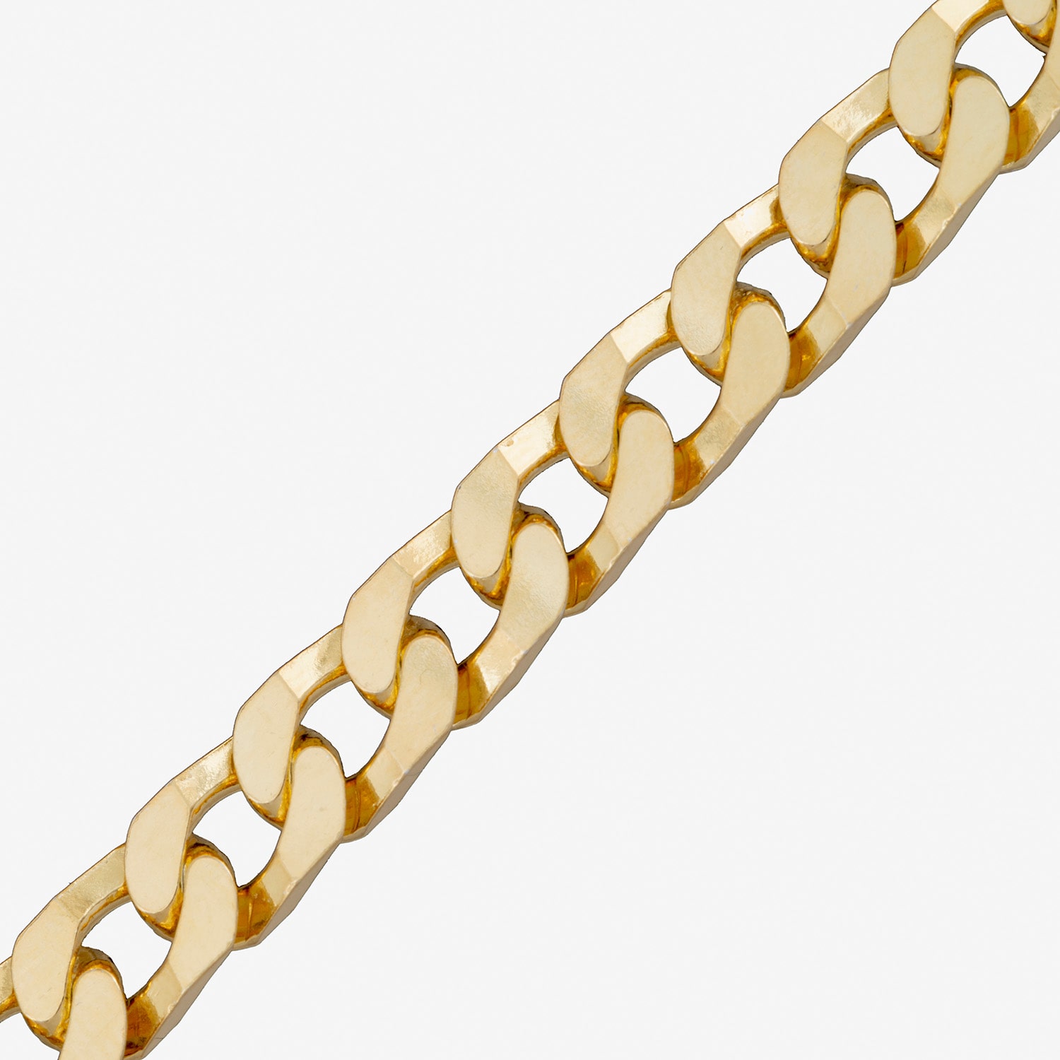 Made in Italy Mens 24K Gold Over Silver 24 Inch Curb Chain Necklace