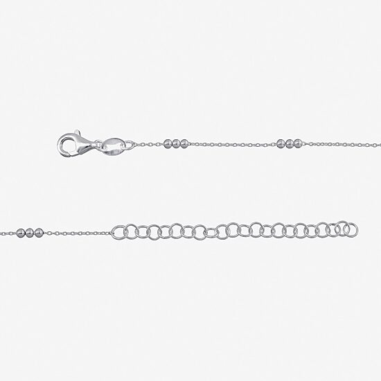 Womens Sterling Silver 16 Inch Y Necklace