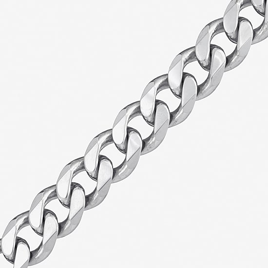 Mens Sterling Silver 22 Inch Curb Chain Necklace