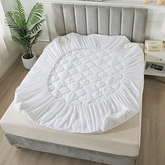 Royal Velvet Waterproof Stain Resistant And Antimicrobial Mattress Pad