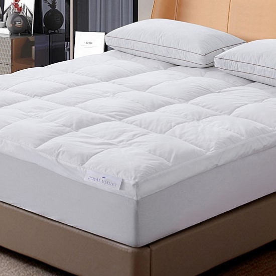 Royal Velvet 5-Inch Feather Bed With Cotton Cover