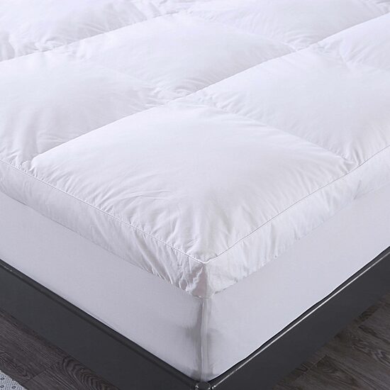 St. James Home Nano Feather Filled Feather Bed With Cotton Cover