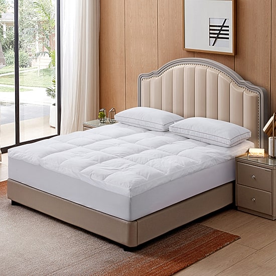St. James Home Triple Chamber Down & Feather Mattress Topper 
