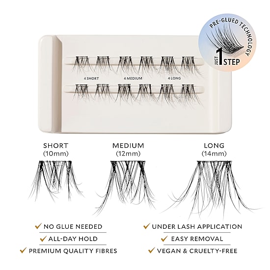 Velour Lashes Velour-Xtensions Self-Stick Clusters: Soft & Wispy