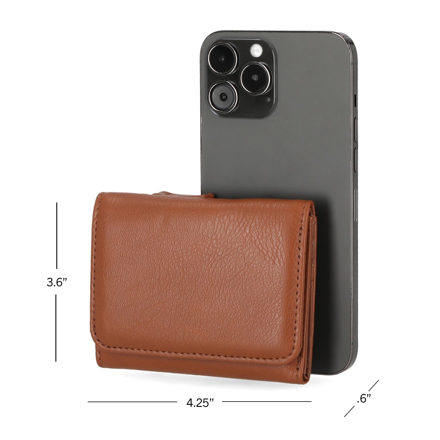 Mundi Anna Mini Womens RFID Blocking Trifold Wallet