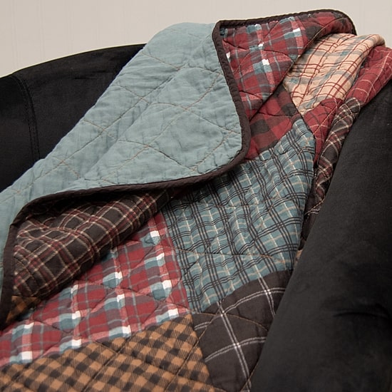 Donna Sharp Appalachia Plaid Washable Hypoallergenic Midweight Throw