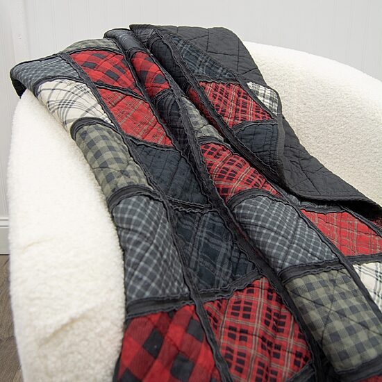 Donna Sharp Lumberjack Washable Hypoallergenic Extra Weight Throw