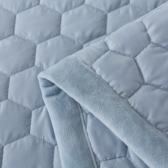 St James Home Mini Honeycomb Velvet Trim Down Alternative Blanket