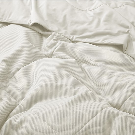 Peacenest Reversible Cooling Waffle Blanket