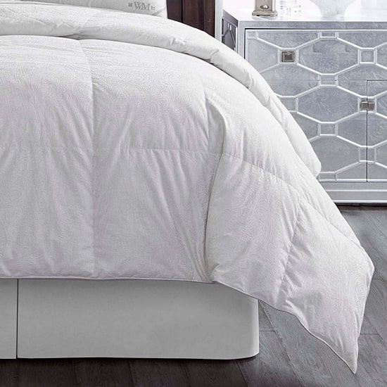 Wesley Mancini Collection Down Blend Jacquard Blanket