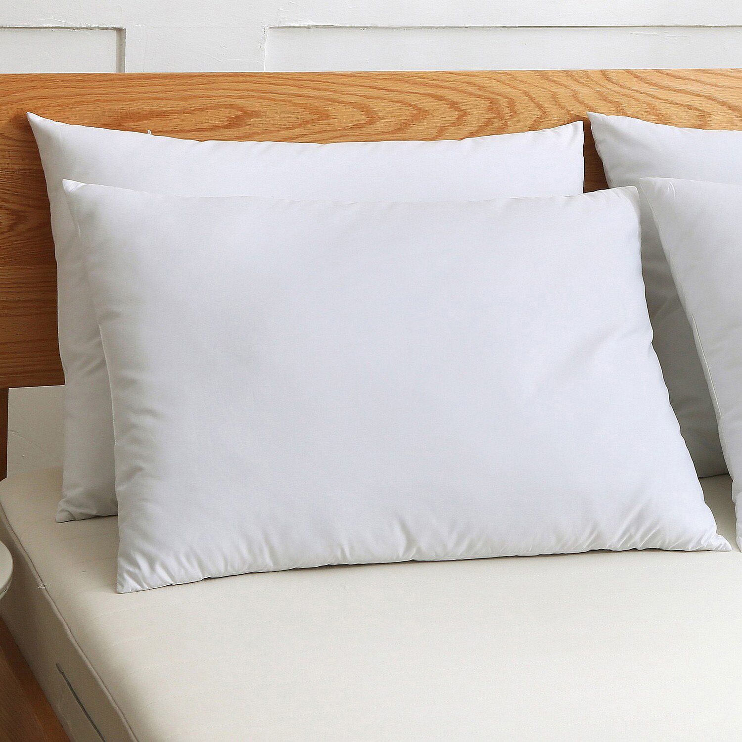 St. James Home Nano Feather 2 Pack Medium Density Bed Pillow