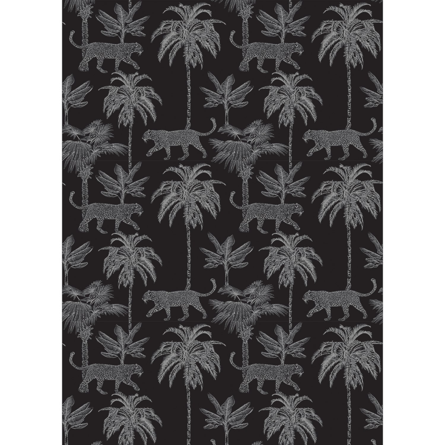 Tempaper Palm Leopards Mural Wallpaper