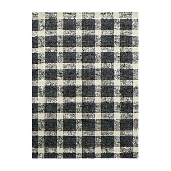 Amer Rugs Travelia Kae Plaid Hand Tufted Indoor Rectangular Accent Rug