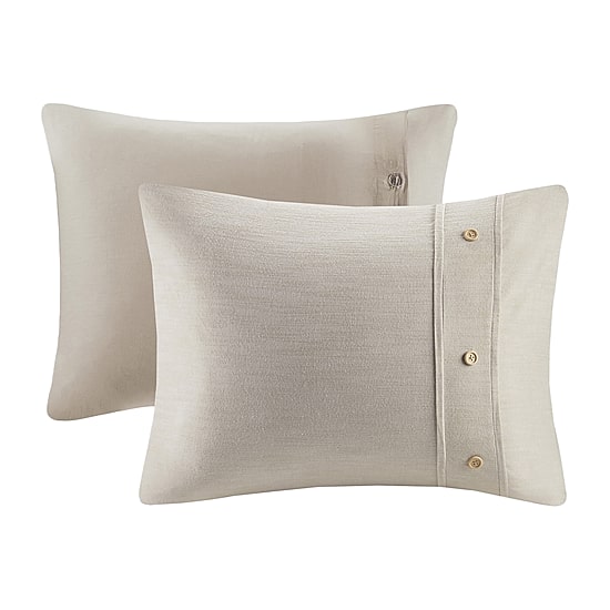 Madison Park Blakely 5 Piece Organic Cotton Oversized Comforter Set with Removable Insert