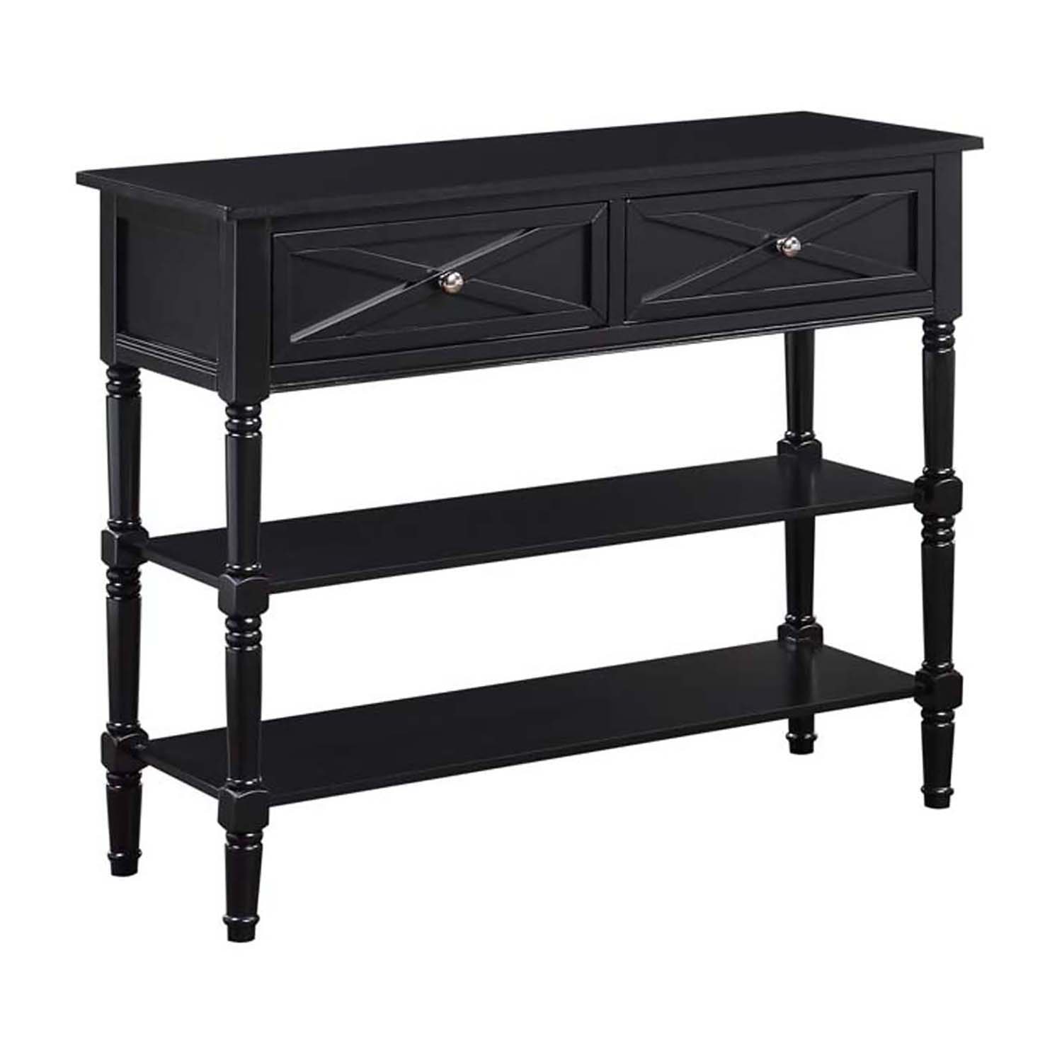Convenience Concepts Country Living Room Collection 2-Drawer Console Table