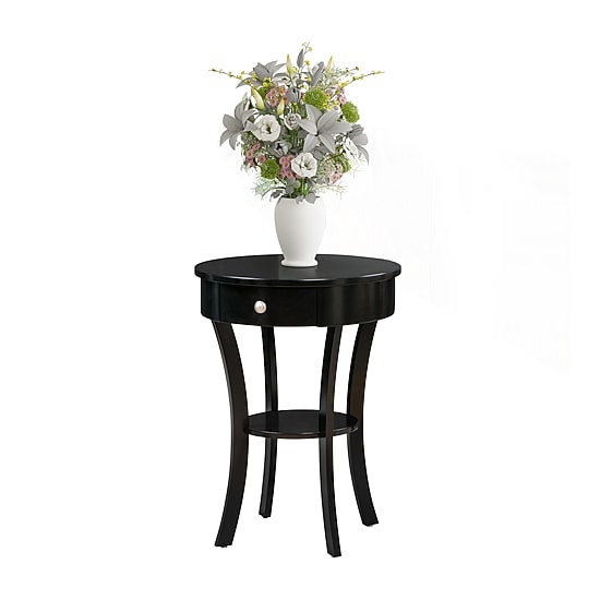 Convenience Concepts Schaffer Living Room Collection Storage 1-Drawer End Table