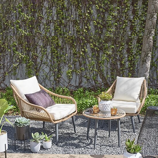 Safavieh Warlen Patio Collection 3-pc. Bistro Set