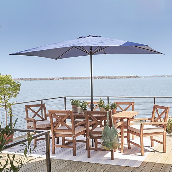 Catania 7-Piece Patio Extendable Dining Set