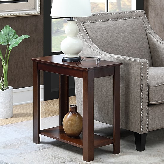 Convenience Concepts Baja Living Room Collection Storage Chairside Table