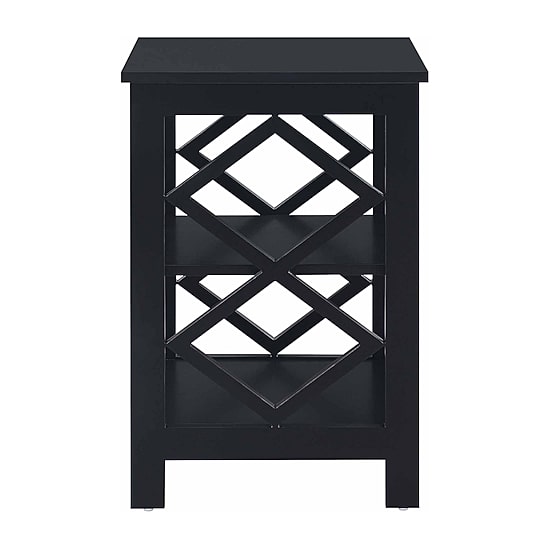 Convenience Concepts Diamond Living Room Collection Storage End Table