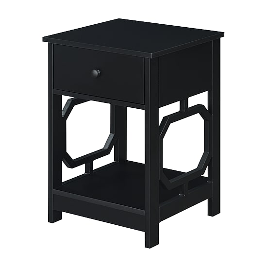 Convenience Concepts Omega Living Room Collection Storage 1-Drawer End Table