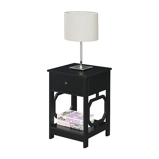 Convenience Concepts Omega Living Room Collection Storage 1-Drawer End Table