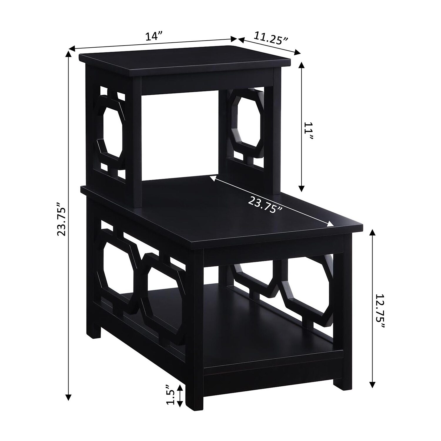 Convenience Concepts Omega Living Room Collection Storage End Table