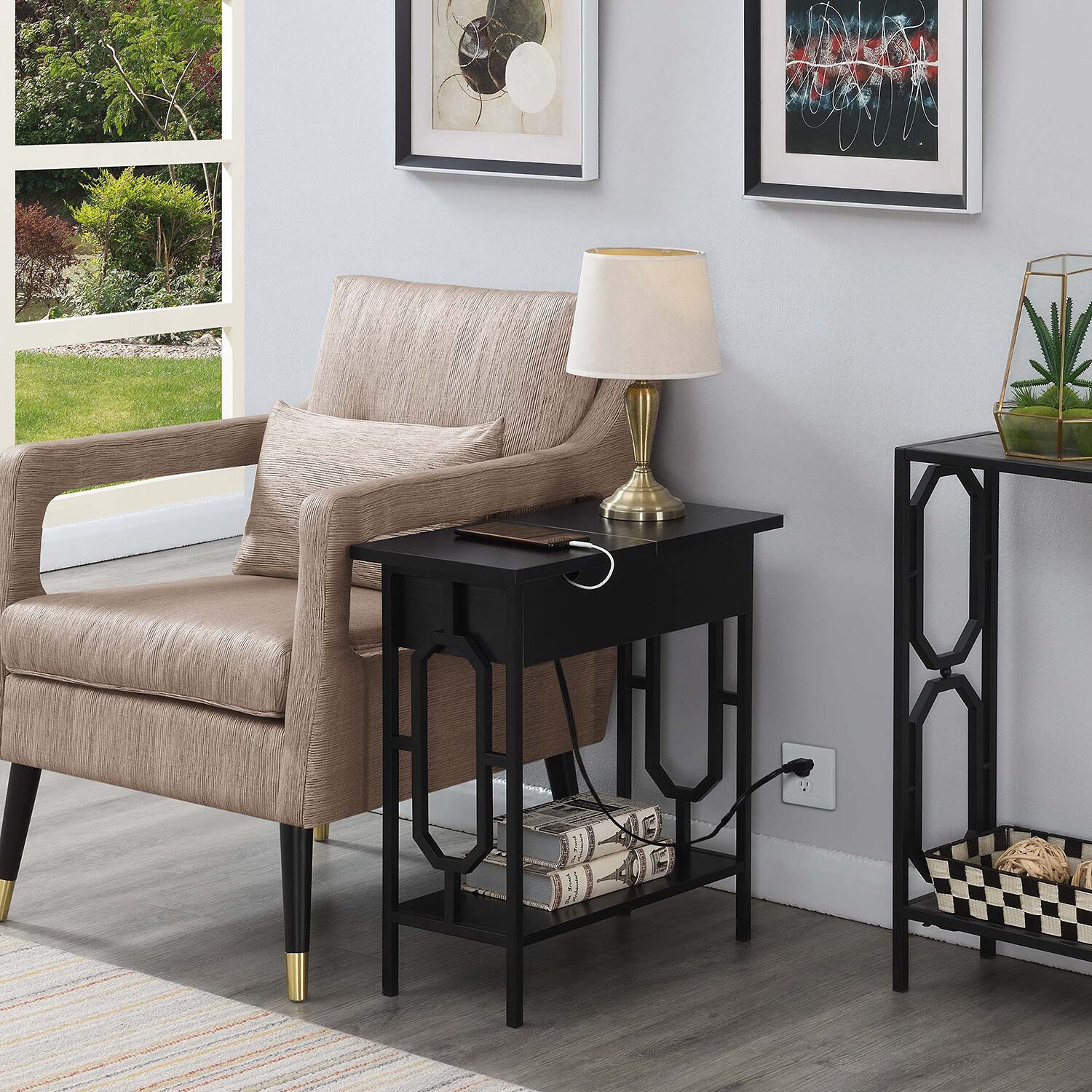 Convenience Concepts Omega Living Room Collection End Table