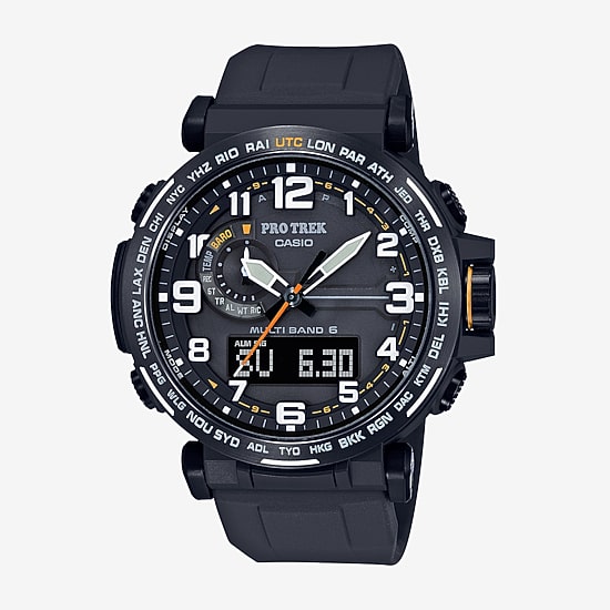 Casio Mens Black Strap Watch Prw6600y-1a9
