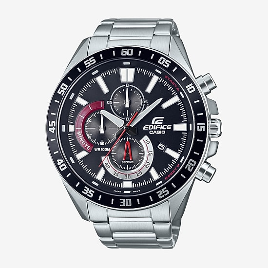 Casio Mens Silver Tone Stainless Steel Bracelet Watch Efv620d-1a4v