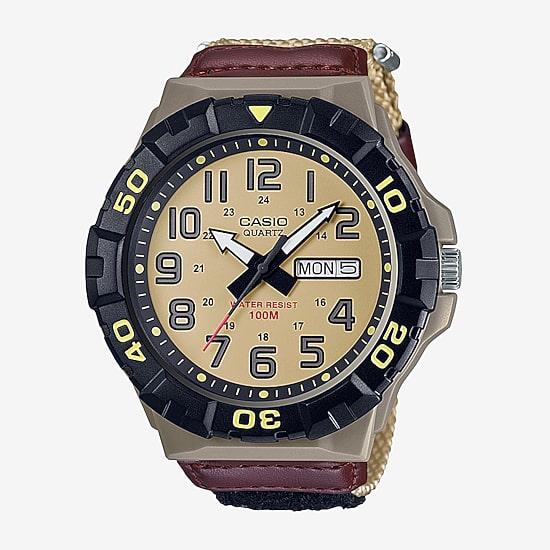 Casio Mens Green Strap Watch Mrw-210hb-5bvcf