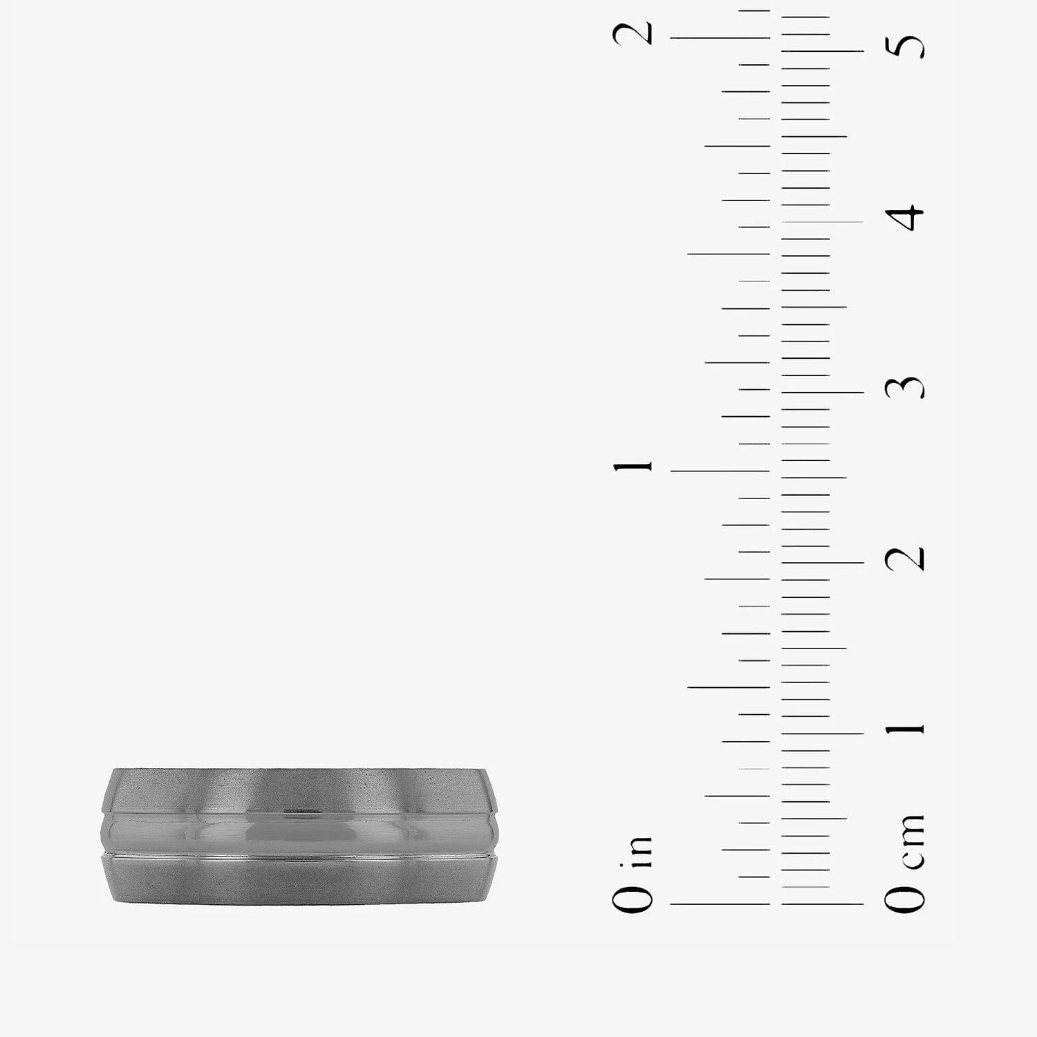 Mens 8MM Tantalum Wedding Band