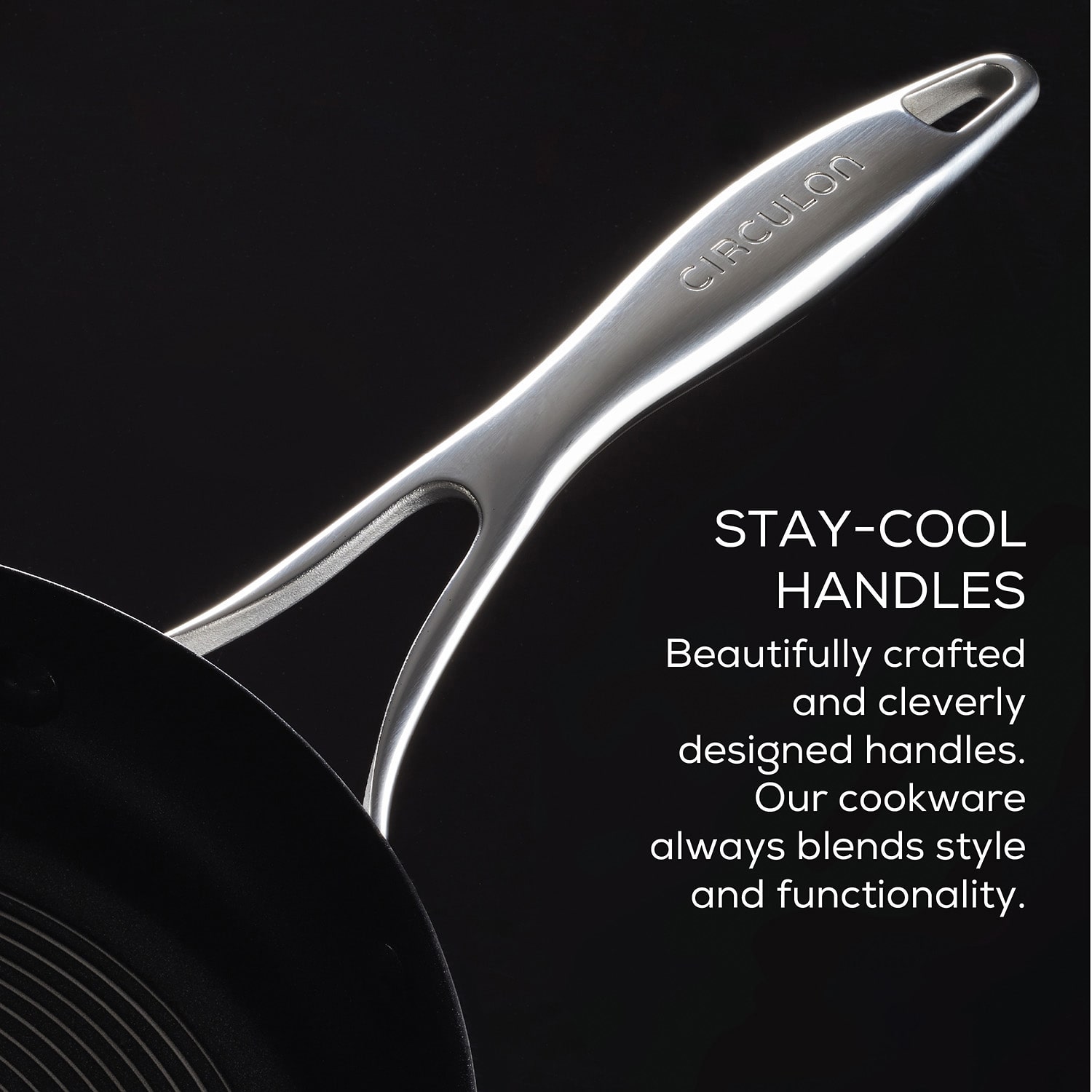 Circulon Steelshield Stainless Steel Cookware Set and Spatula