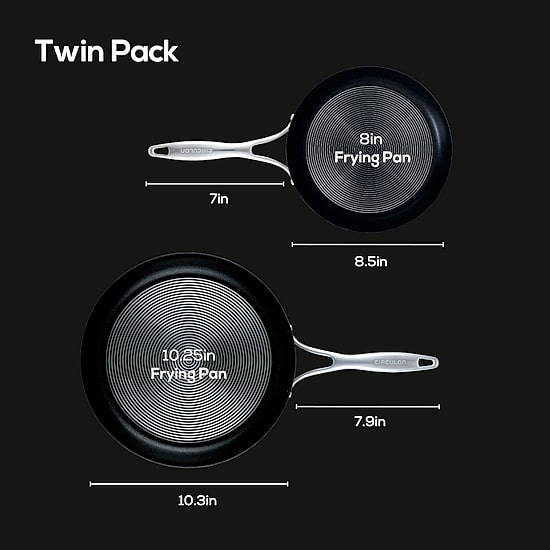 Circulon Steelshield Stainless Steel 2-pc. Cookware Set