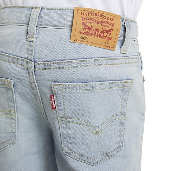 Levi's® Little Boys Adjustable Waist Mid Rise 502™ Tapered Leg Jean