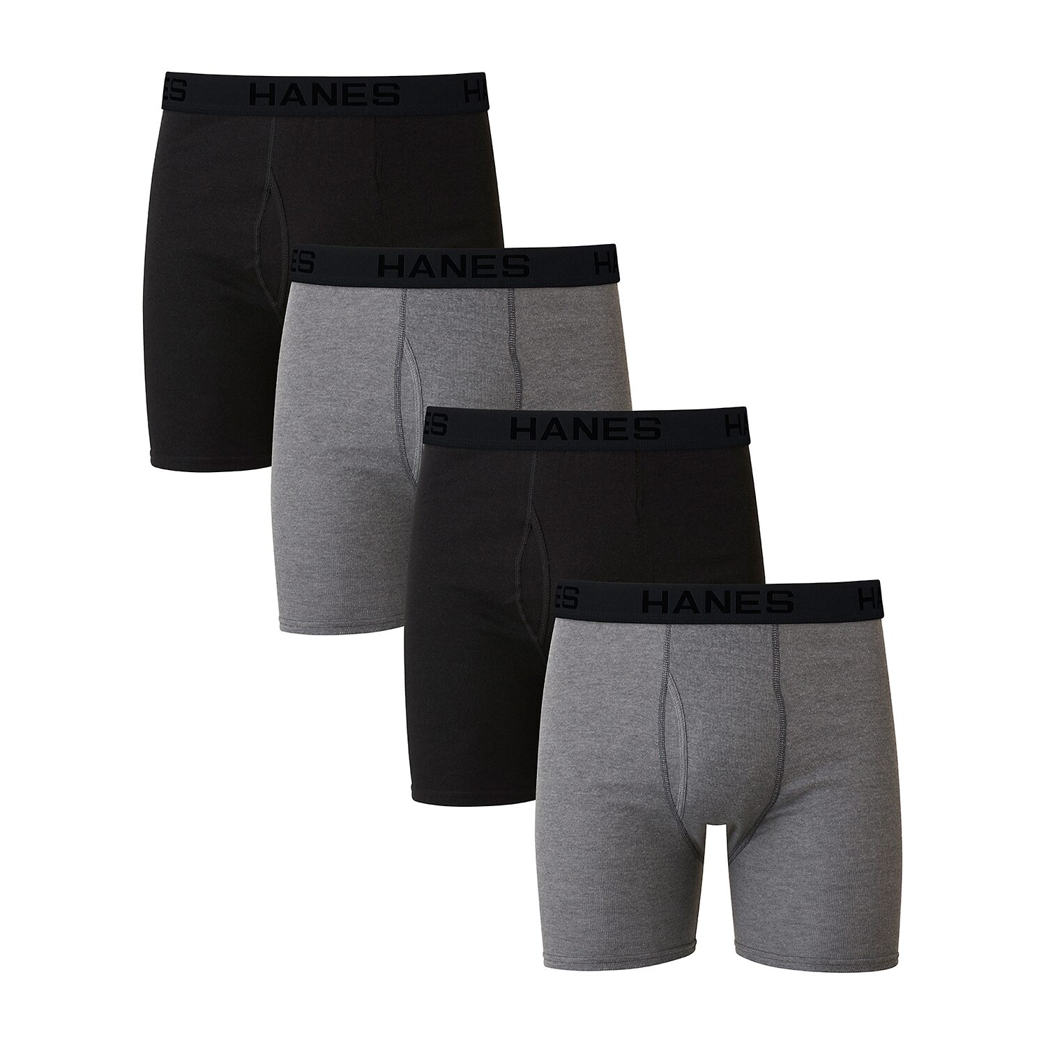 Hanes Mens Big and Tall 4 Pack Boxer Briefs 7701b4
