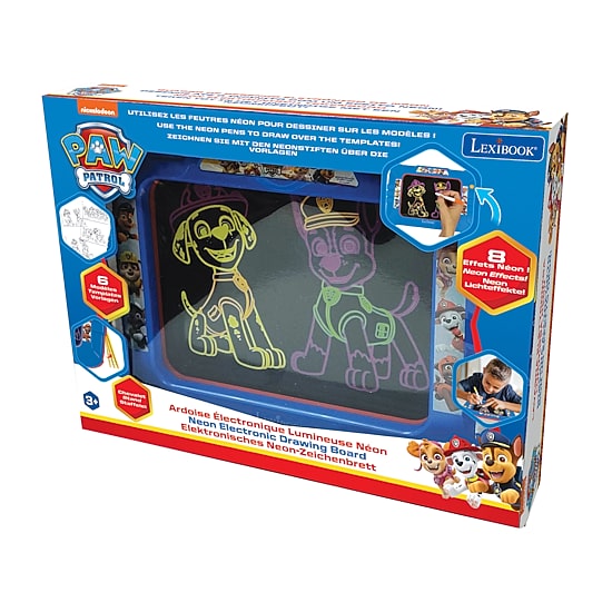 Neon Luminous Paw Patrol Drawing Board With Pens And Templates Drawing Kit
