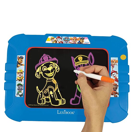 Neon Luminous Paw Patrol Drawing Board With Pens And Templates Drawing Kit