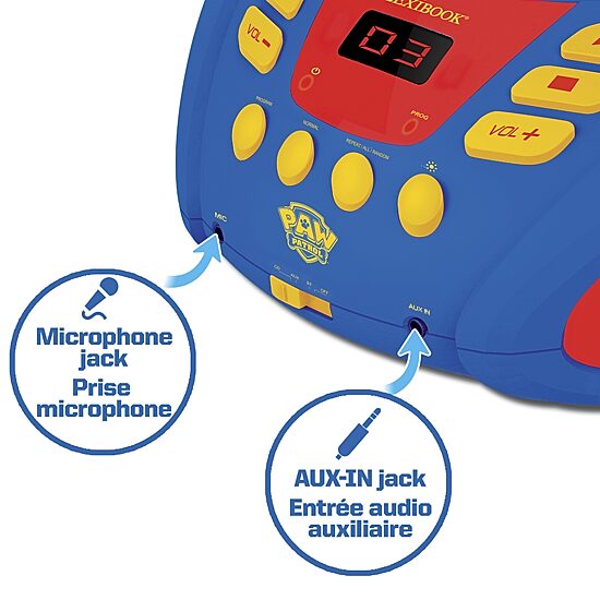 Bluetooth Cd Player With Lights Paw Patrol Electronic Game
